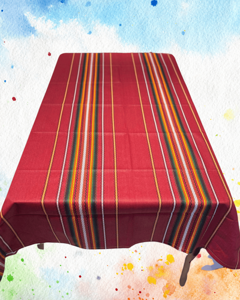 Stain Resistant Tablecloth with Colorful Patterns