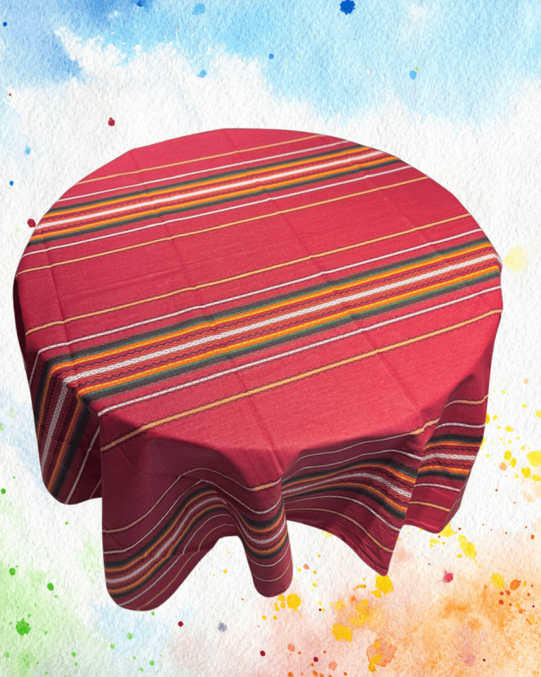 Stain Resistant Tablecloth with Colorful Patterns