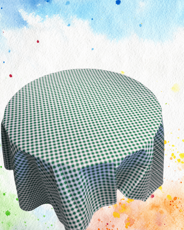 Stain Resistant Tablecloth with Colorful Patterns