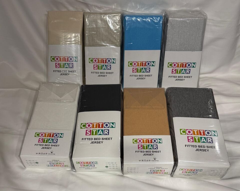 100% Cotton Fabric Double Fitted Sheet with Pillowcase