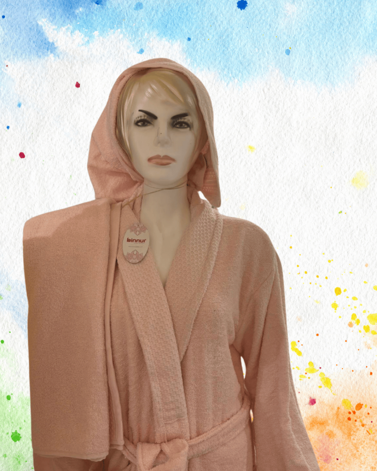 100% Cotton 3 Piece Single Bathrobe Set