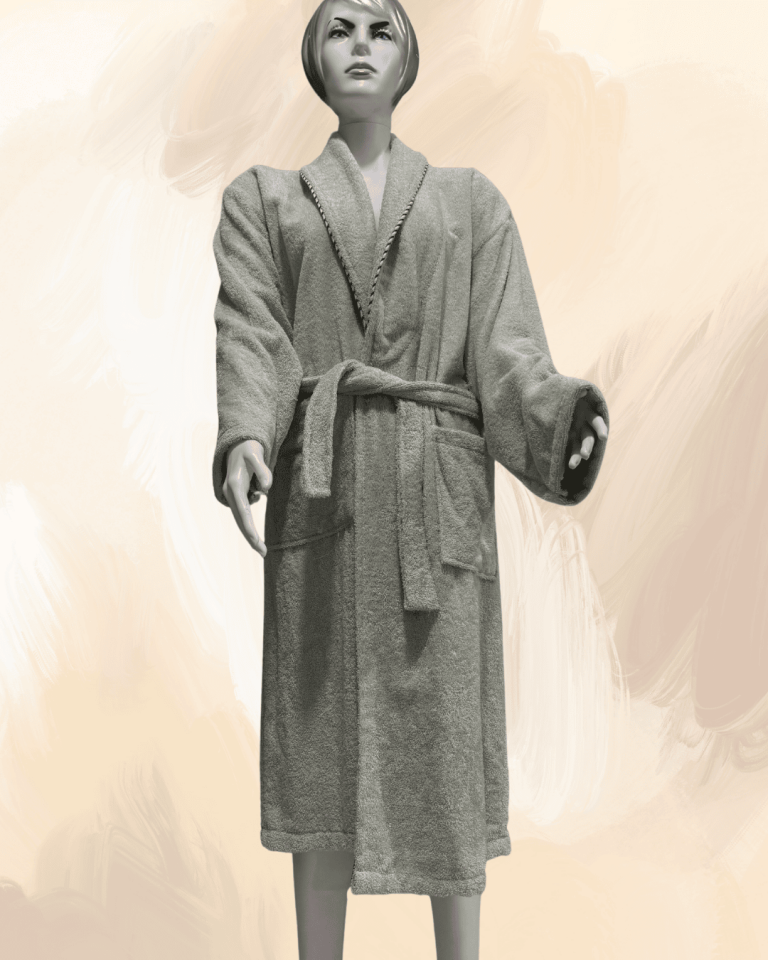 100% Cotton Green Women's Bathrobe