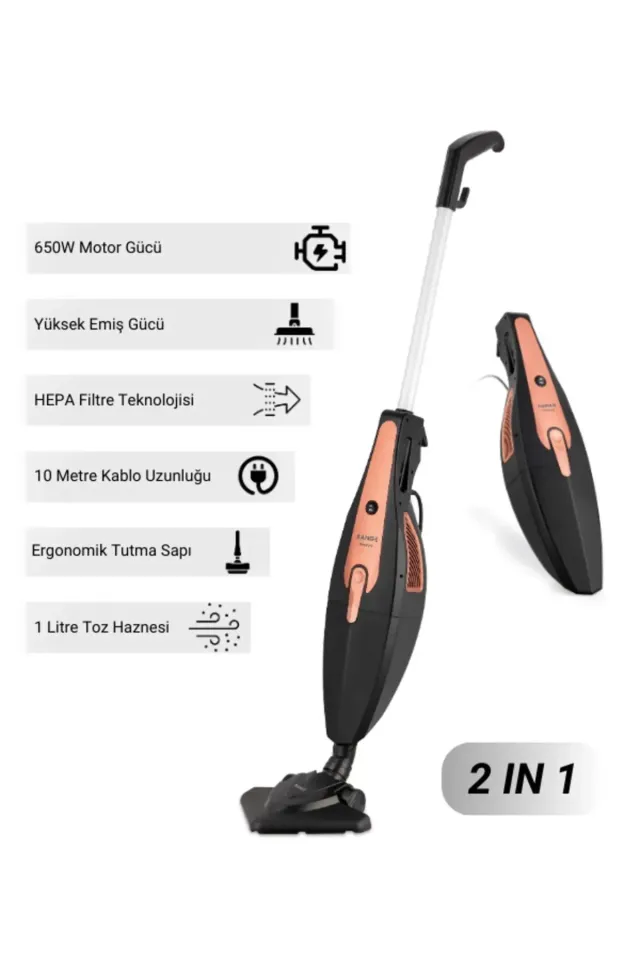 Range Fakir Rematrix 2'si 1 Arada Dikey Elektrikli Süpürge