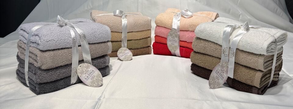 100% Cotton 4 Piece Towel Set
