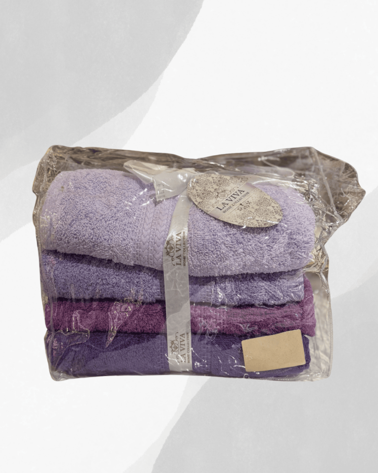 100% Cotton 4 Piece Towel Set