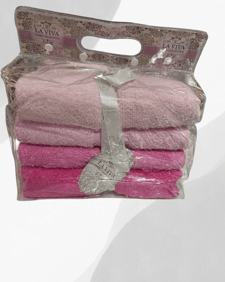100% Cotton 4 Piece Towel Set