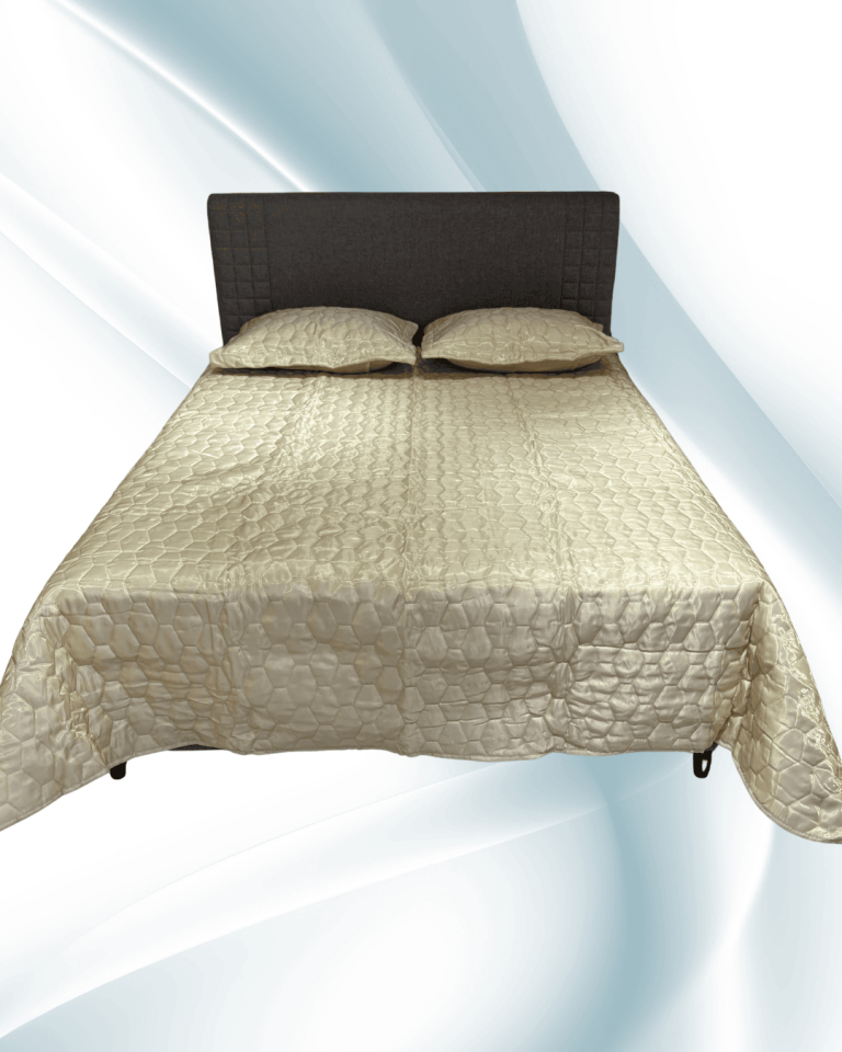 %100 Pamuk Saten Yatak Örtüsü 3lü Set