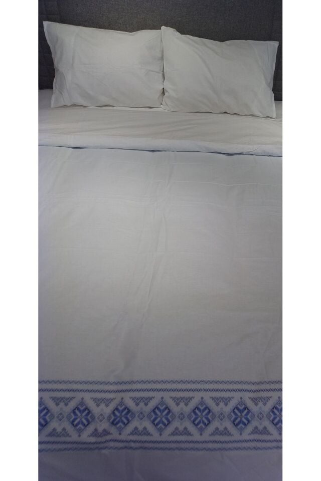SLC HOME Pamuklu Çift Kişilik Nevresim Takımı ( Lastiksiz )