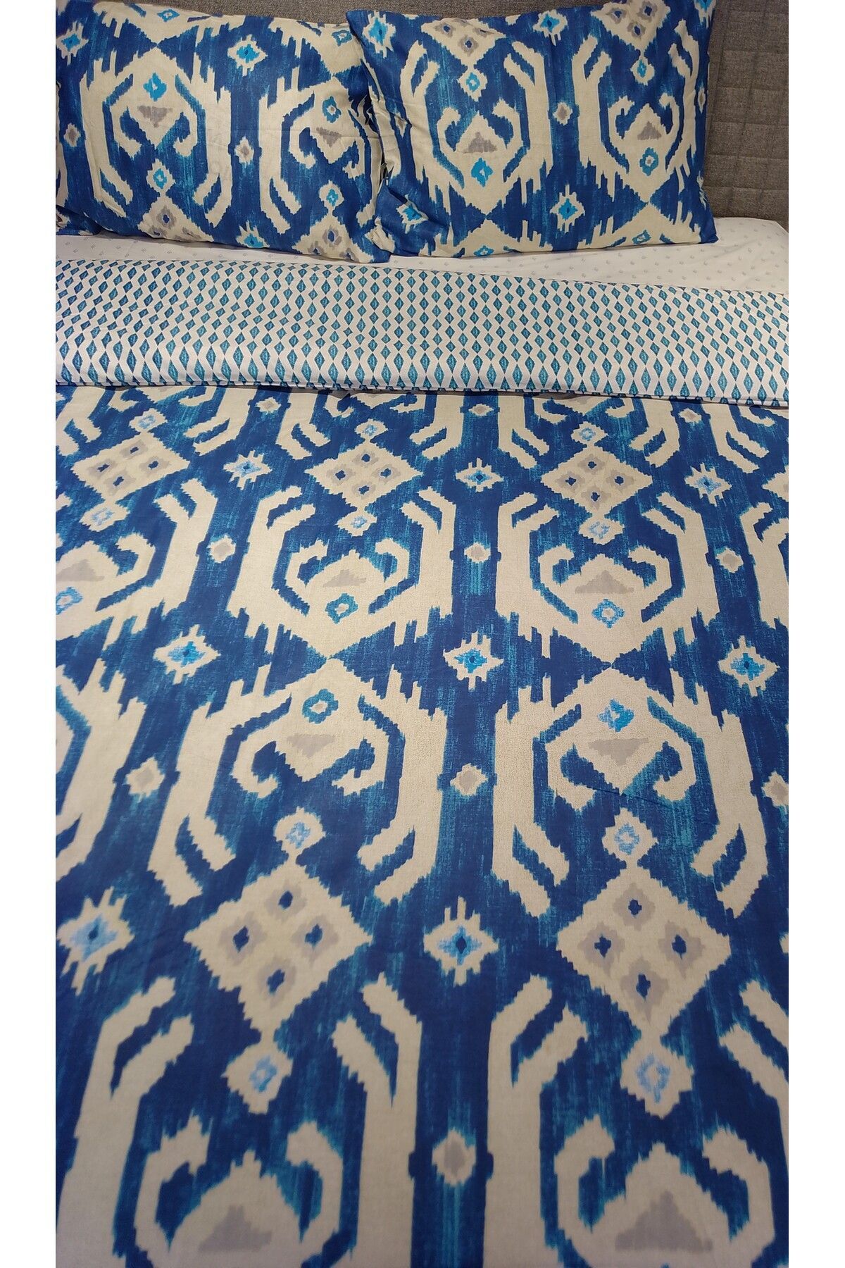 SLC HOME Çift Kişilik Pamuklu Nevresim Takımı (Lastiksiz )