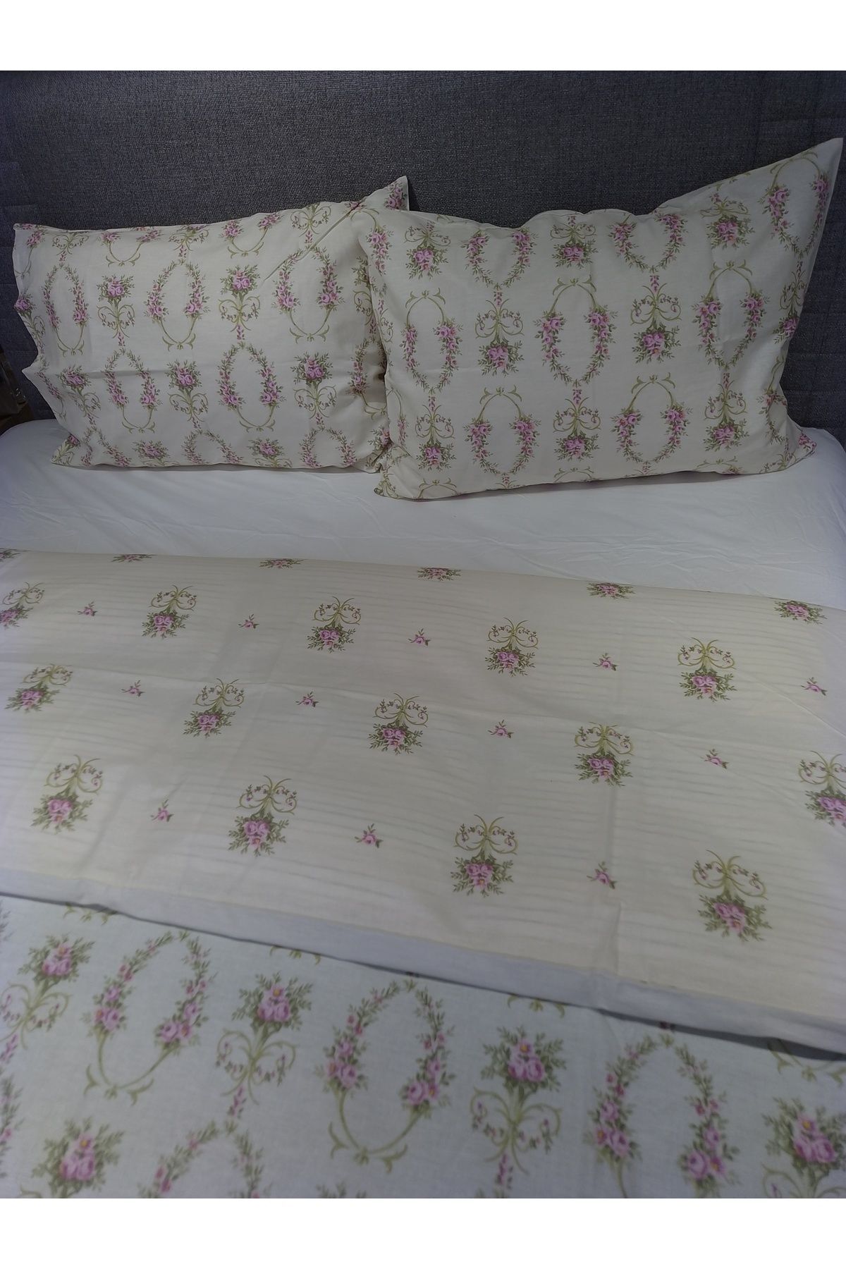 SLC HOME Çift Kişilik Nevresim Takımı ( Lastikli)