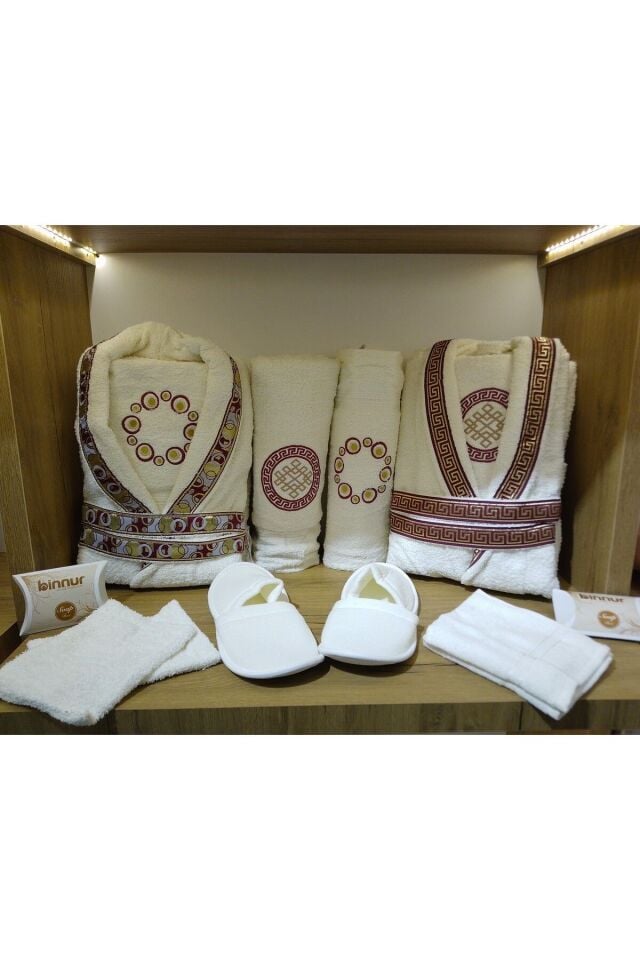 Family Bathouse Aile Bornoz Seti ( 12 Parça)