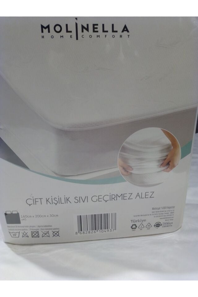 Home Çift Kişilik Sıvı Geçirmez Alez (160x200cm)
